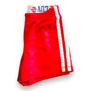 Girls Faded Glory Red Side Stripes Shorts - Size M 7-8